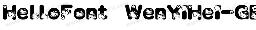 HelloFont WenYiHei-GBpc-EUC-H字体转换
